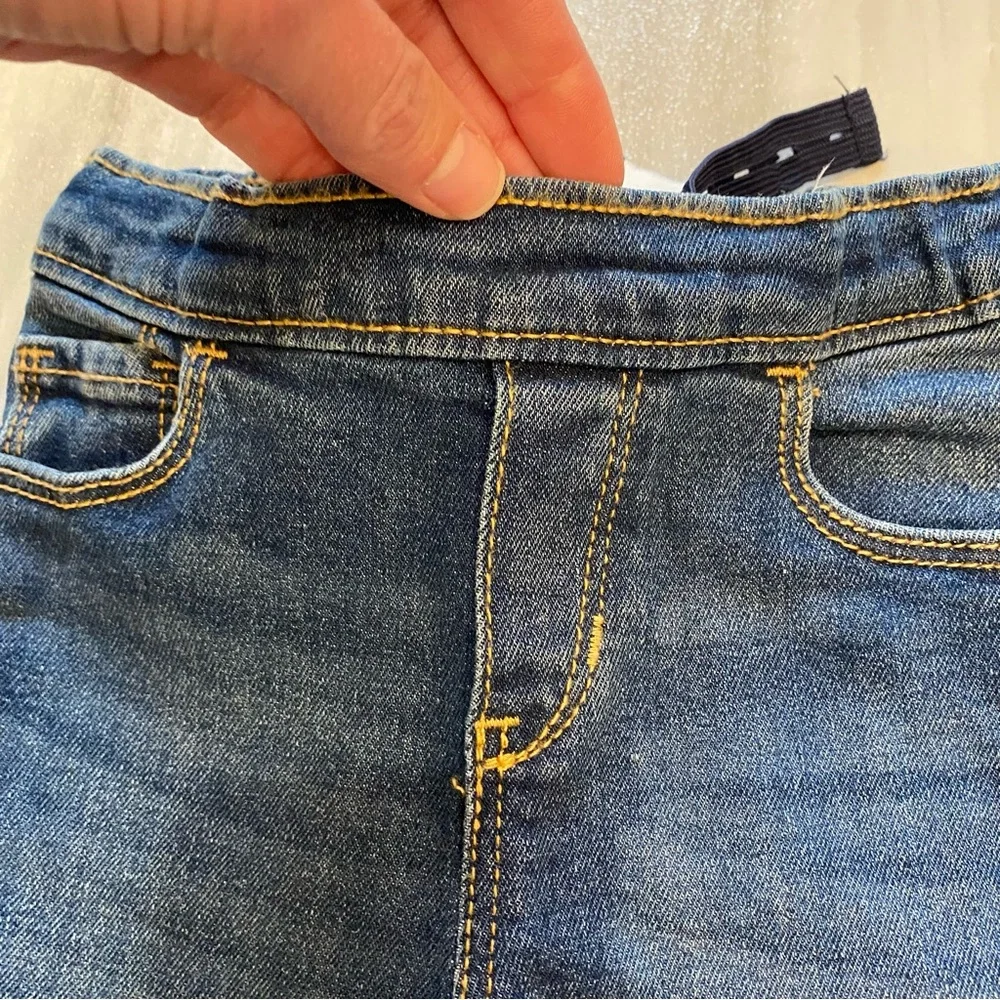 Bundle of 3T Stretch Denim Jeans with Adjustable Waist, Old Navy and Cat & Jack